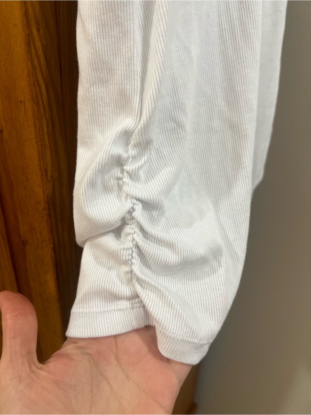 Michael Stars White V-Neck Ribbed Tank - Picture 6 of 6